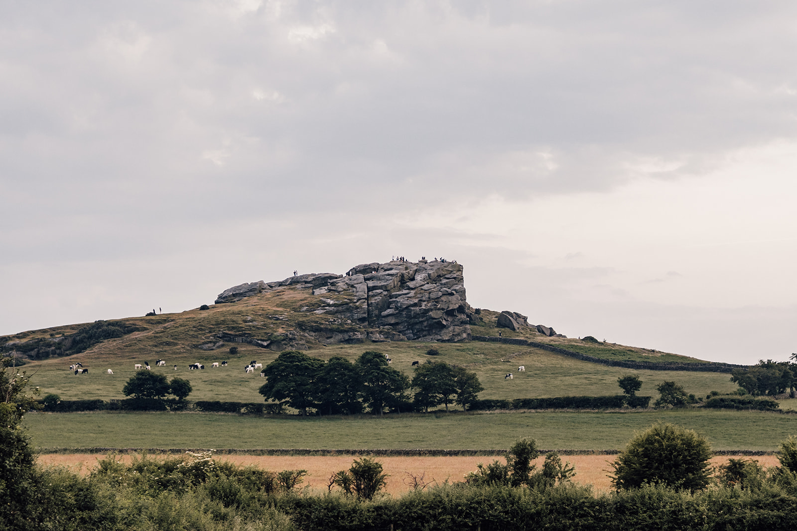 outdoor tipi venue with stunning rural backdrop in yorkshire